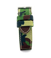 Correas de Reloj de Tela de Camuflaje y cuero. Ref 370