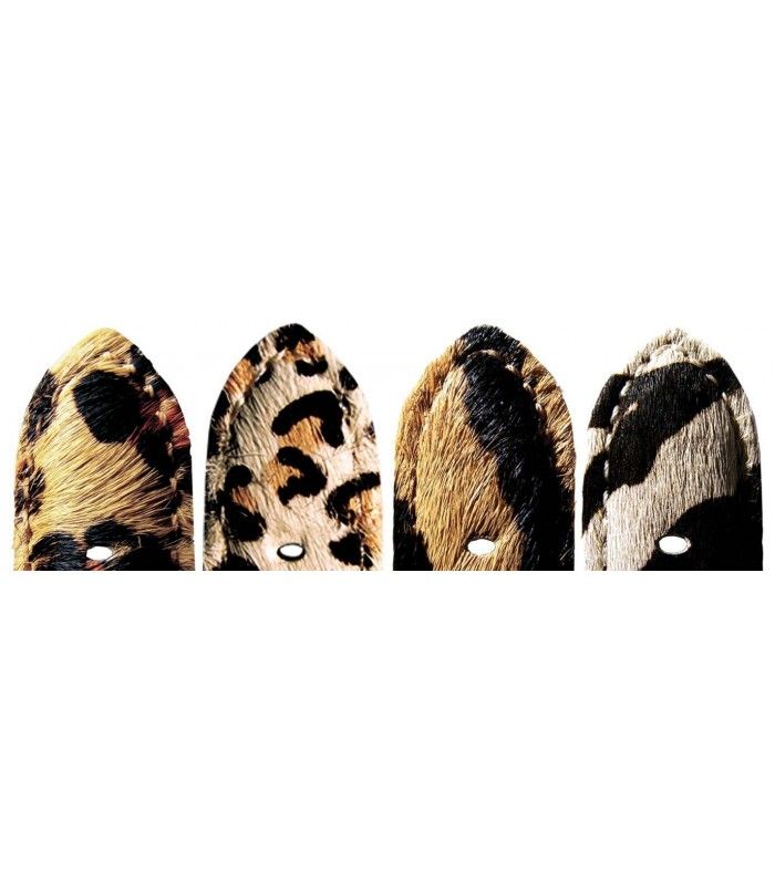 Correa de piel animal print para reloj, Diloy 388