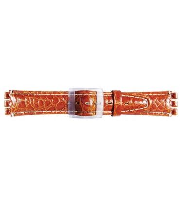 Correa de piel para repuesto reloj Swatch, Diloy Iron2