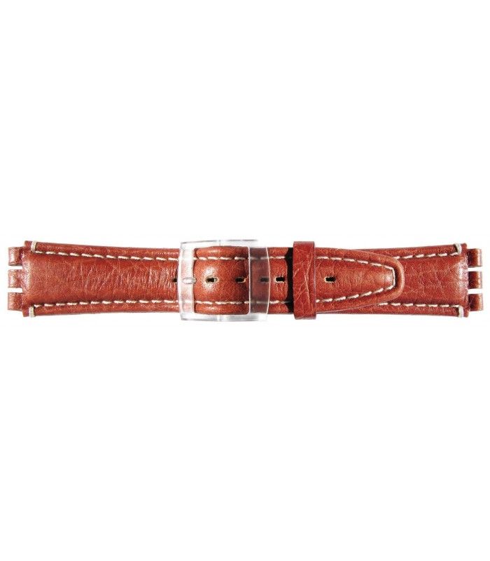 Correa de piel para repuesto reloj Swatch, Diloy Iron3