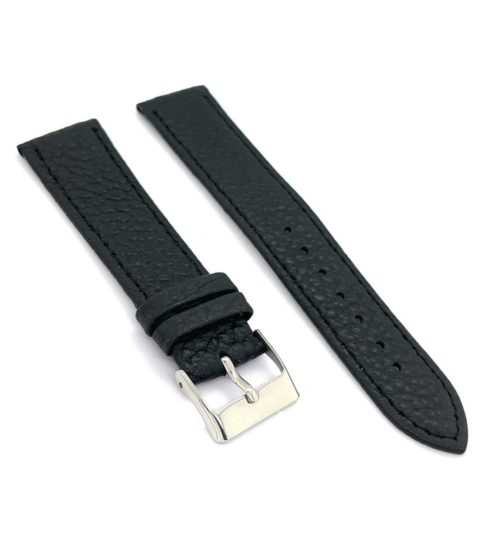 Correa de reloj de cuero. Piel grabado bisonte 12mm 14mm 16mm 18mm 20mm 22mm Ref. P178