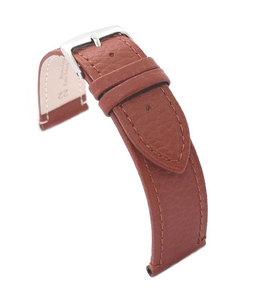 Correa de reloj de cuero. Piel grabado bisonte 12mm 14mm 16mm 18mm 20mm 22mm Ref. P178