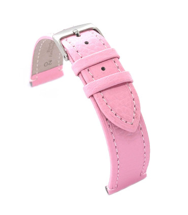 Correa de reloj de cuero. Piel grabado bisonte 12mm 14mm 16mm 18mm 20mm 22mm Ref. P178