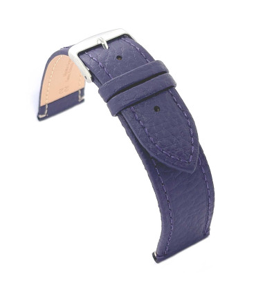 Correa de reloj de cuero. Piel grabado bisonte 12mm 14mm 16mm 18mm 20mm 22mm Ref. P178