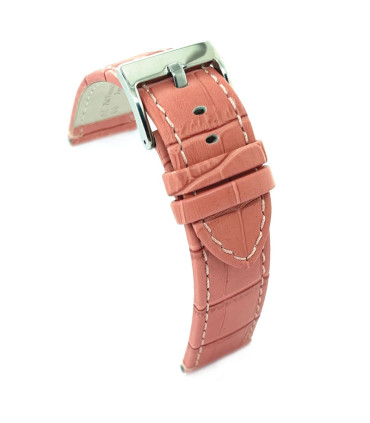 Correa de Reloj de Piel. Cuero legítimo grabado Cocodrilo alligator 14mm 16mm 18mm 20mm 22mm 24mm. Ref 361