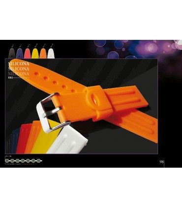 Correa de silicona para reloj, Diloy BR01