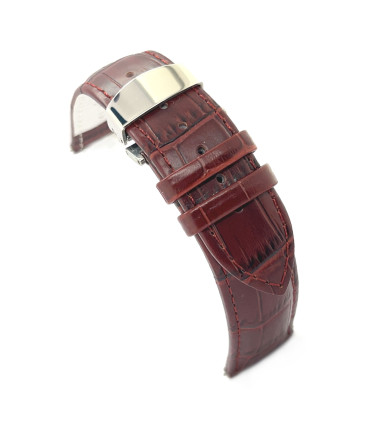 Correas de Reloj Grabado Cocodrilo. Ref 336 20mm. 22mm.