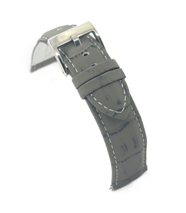 Correa cuero grabado cocodrilo alomada deportiva escama cuadrada – Diloy 368