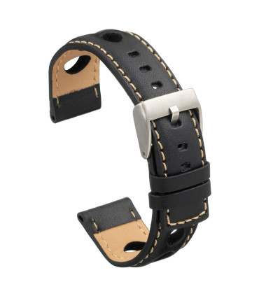 Correa rally racing cuero perforado para reloj – Diloy P355