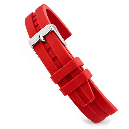 Correa reloj silicona BR03 deportiva hebilla acero 20mm 22mm 24mm