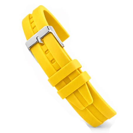 Correa reloj silicona BR03 deportiva hebilla acero 20mm 22mm 24mm