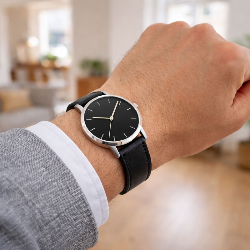 Correa reloj microfibra vegana 18mm 20mm 22mm 24mm