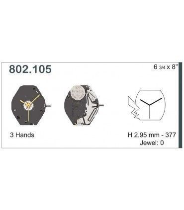 Máquina o movimiento para reloj ETA 802.105