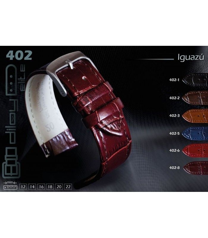 Correa de piel para reloj, Diloy Iguazu