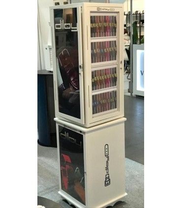 Expositor para 120 correas de reloj giratorio