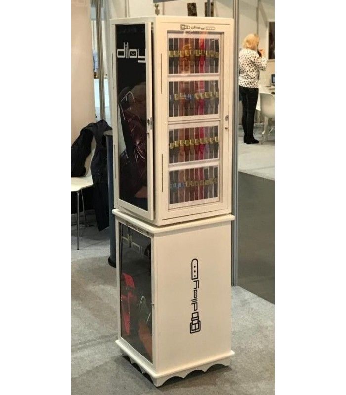 Expositor para 120 correas de reloj giratorio