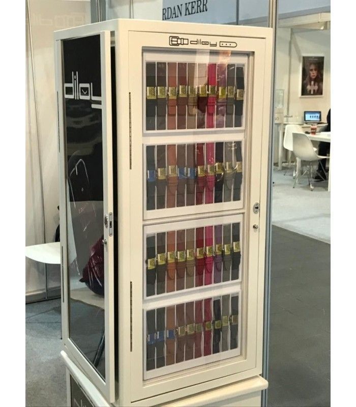 Expositor para 120 correas de reloj giratorio