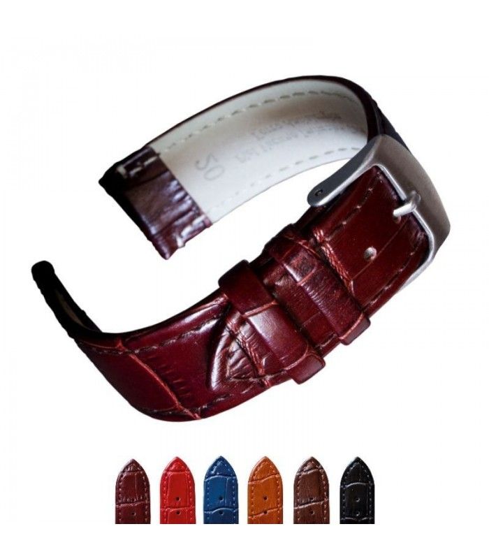 Correa de piel para reloj, Diloy Iguazu