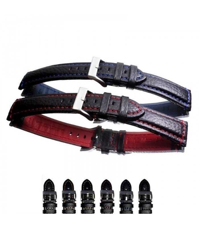 Correa de piel para reloj, Diloy 394