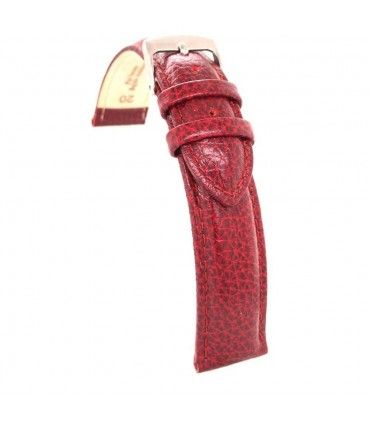 Correa de reloj elegante de piel vacuno alomada hecha con cuero con grabado búfalo. 10mm 12mm 14mm 16mm 18mm 20mm 22mm 24mm 131