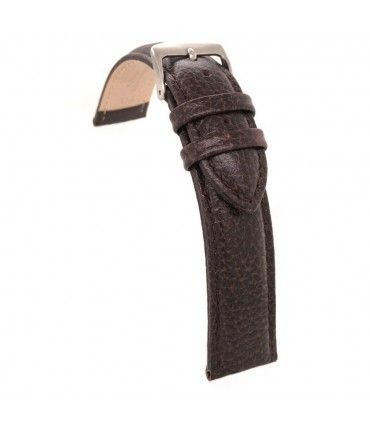 Correa de reloj elegante de piel vacuno alomada hecha con cuero con grabado búfalo. 10mm 12mm 14mm 16mm 18mm 20mm 22mm 24mm 131