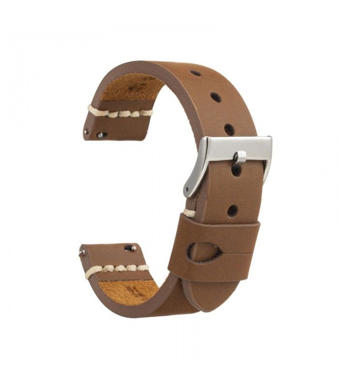 Correa de piel vintage para reloj, Diloy 392