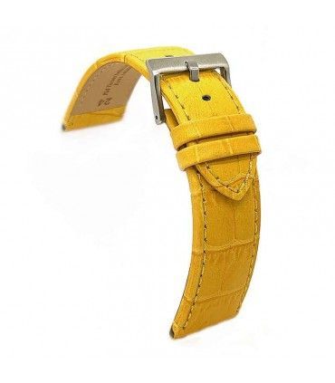 Correas de Reloj de Piel Grabado Cocodrilo. Diloy Ref 361