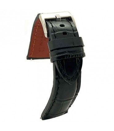 Correas de Reloj de Piel Premium Grabado Cocodrilo. Diloy Ref. 395