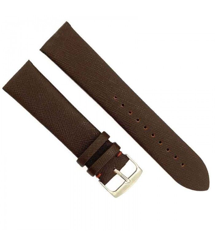 Correas de Reloj de Piel grabado Saffiano. Diloy Ref 411