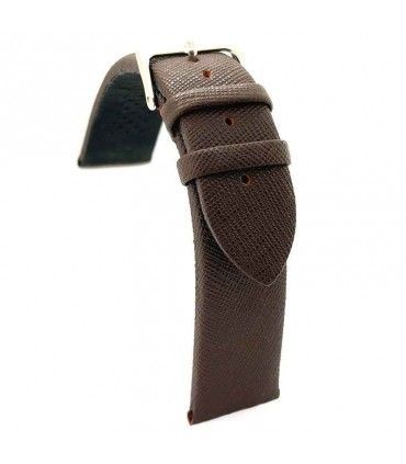 Correas de Reloj de Piel grabado Saffiano. Diloy Ref 411