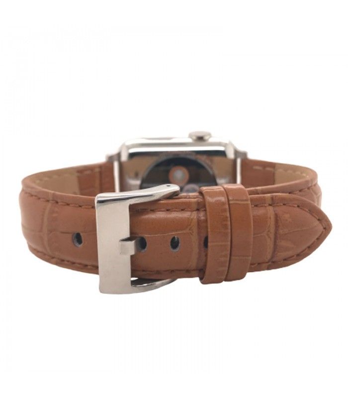 Correas de Reloj de Piel Grabado Cocodrilo Largo Especial. Ref 368EL