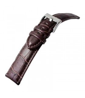 Correas de Reloj de Piel Grabado Cocodrilo Largo Especial. Ref 368EL