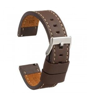 Correas de Reloj Artesanal de Cuero Envejecido. Diloy Ref 384