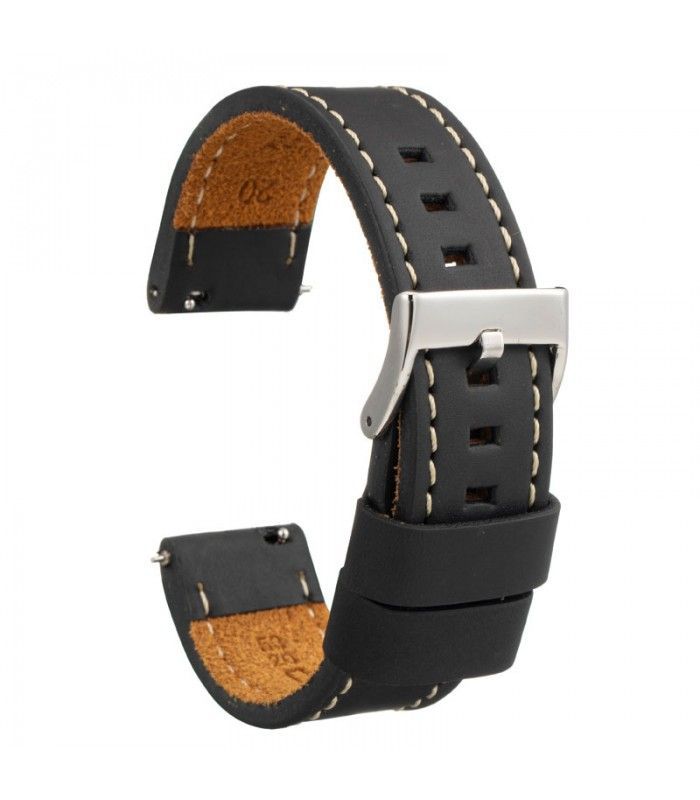 Correas de Reloj Artesanal de Cuero Envejecido. Diloy Ref 384