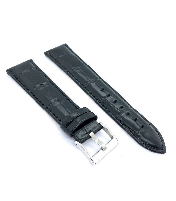 Correas de Reloj de Piel Grabado Cocodrilo. Diloy Ref 368