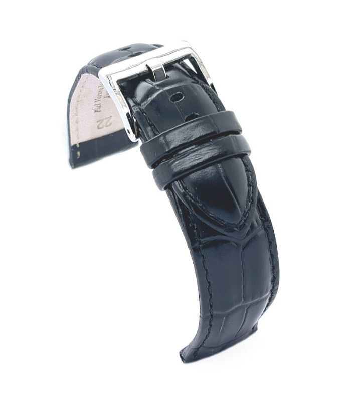 Correas de Reloj de Piel Grabado Cocodrilo. Diloy Ref 368