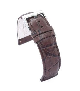 Correas de Reloj de Piel Grabado Cocodrilo. Diloy Ref 368