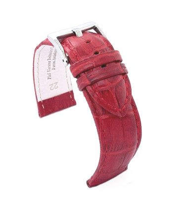 Correas de Reloj de Piel Grabado Cocodrilo. Diloy Ref 368