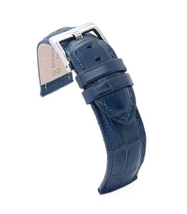 Correas de Reloj de Piel Grabado Cocodrilo. Diloy Ref 368