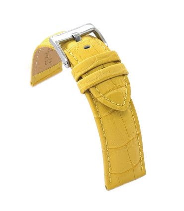 Correas de Reloj de Piel Grabado Cocodrilo. Diloy Ref 368