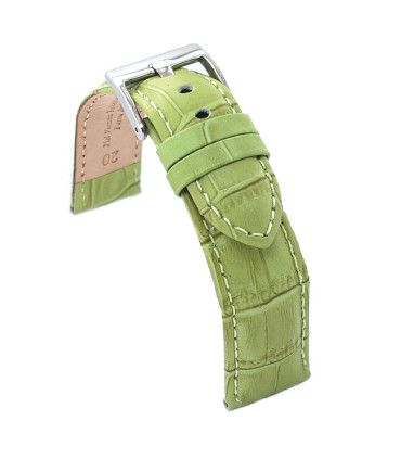 Correas de Reloj de Piel Grabado Cocodrilo. Diloy Ref 368