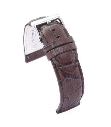 Correas de Reloj de Piel Grabado Cocodrilo Largo Especial. Diloy Ref 368EL