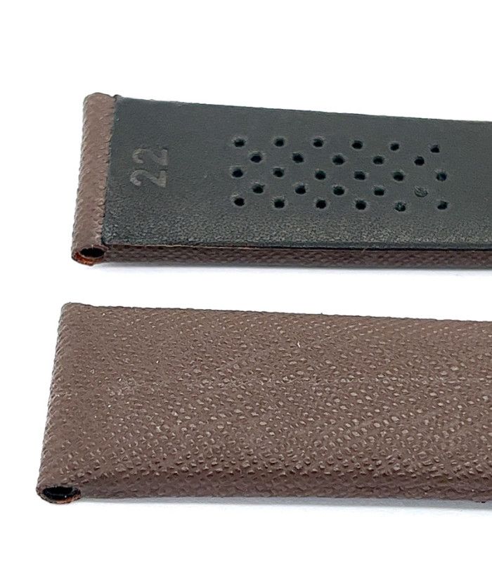 Correas Diloy de Reloj de Piel vacuno grabada. Ref 411