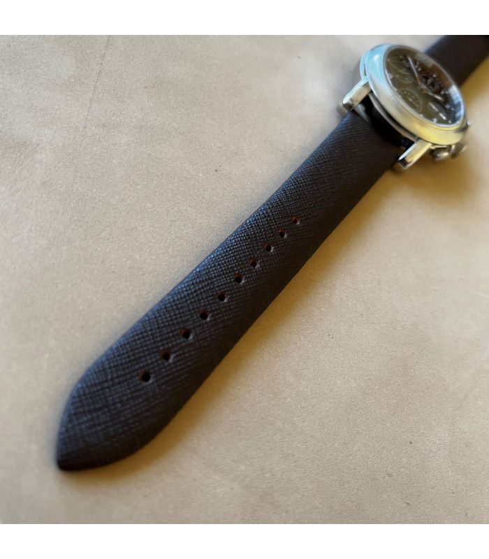 Correas de Reloj de Piel vacuno grabada. Ref 411