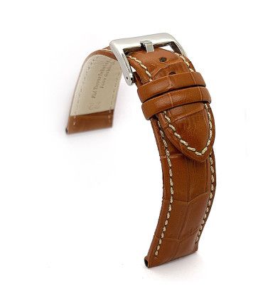 Correas Diloy de Reloj de Piel Grabado Cocodrilo 18mm 20mm 22mm 24mm 26mm 28mm 30mm. Ref 378