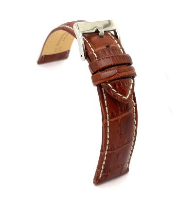 Correas Diloy de Reloj de Piel Grabado Cocodrilo 18mm 20mm 22mm 24mm 26mm 28mm 30mm. Ref 378