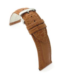 Correa Diloy de Reloj de Piel Grabado Cocodrilo 12mm 14mm 16mm 18mm 20mm 22mm 24mm Ref 412