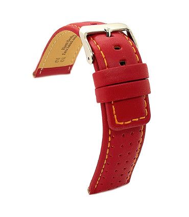 Correas de Reloj de Piel Vacuno Lisa con Agujeros. Diloy Ref. 367