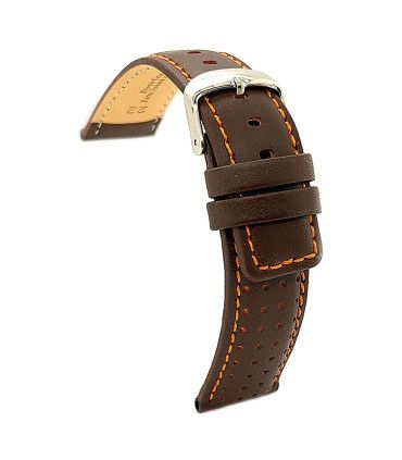 Correas de Reloj de Piel Vacuno Lisa con Agujeros. Diloy Ref. 367